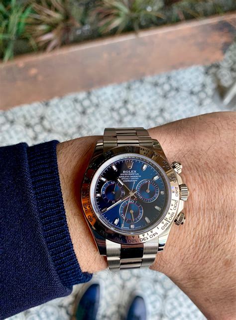 daytona white gold blue